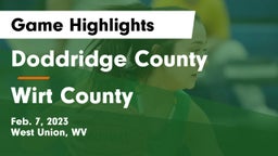 Doddridge County  vs Wirt County  Game Highlights - Feb. 7, 2023