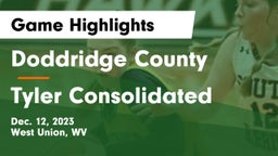 Doddridge County  vs Tyler Consolidated  Game Highlights - Dec. 12, 2023