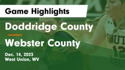 Doddridge County  vs Webster County  Game Highlights - Dec. 14, 2023