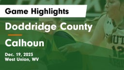 Doddridge County  vs Calhoun  Game Highlights - Dec. 19, 2023