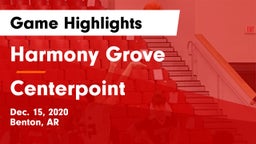 Harmony Grove  vs Centerpoint  Game Highlights - Dec. 15, 2020