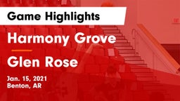Harmony Grove  vs Glen Rose  Game Highlights - Jan. 15, 2021