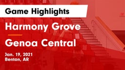 Harmony Grove  vs Genoa Central Game Highlights - Jan. 19, 2021