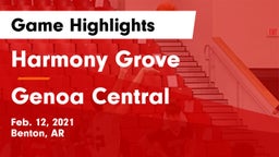 Harmony Grove  vs Genoa Central  Game Highlights - Feb. 12, 2021