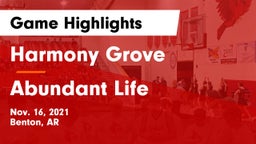 Harmony Grove  vs Abundant Life Game Highlights - Nov. 16, 2021