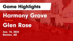 Harmony Grove  vs Glen Rose  Game Highlights - Jan. 15, 2022