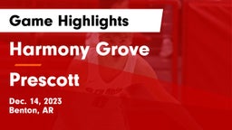 Harmony Grove  vs Prescott  Game Highlights - Dec. 14, 2023