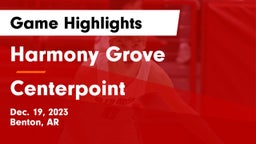 Harmony Grove  vs Centerpoint Game Highlights - Dec. 19, 2023