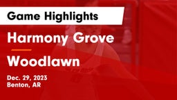 Harmony Grove  vs Woodlawn  Game Highlights - Dec. 29, 2023