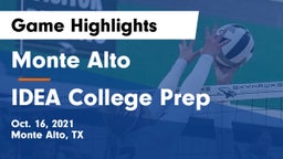 Monte Alto  vs IDEA College Prep Game Highlights - Oct. 16, 2021