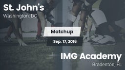 Matchup: St. John's High vs. IMG Academy 2016