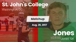 Matchup: St. John's College vs. Jones  2017