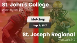 Matchup: St. John's College vs. St. Joseph Regional  2017