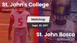 Matchup: St. John's College vs. St. John Bosco  2017