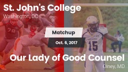Matchup: St. John's College vs. Our Lady of Good Counsel  2017