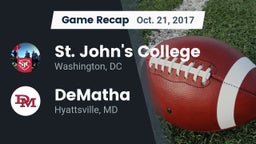 Recap: St. John's College  vs. DeMatha  2017