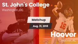 Matchup: St. John's College vs. Hoover  2018