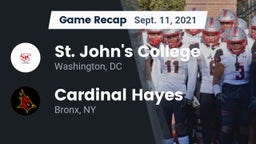 Recap: St. John's College  vs. Cardinal Hayes  2021