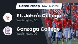 Recap: St. John's College  vs. Gonzaga College  2023