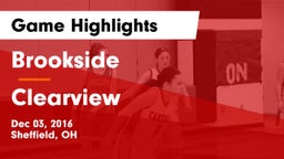 Brookside  vs Clearview  Game Highlights - Dec 03, 2016