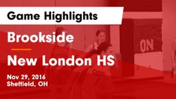 Brookside  vs New London HS Game Highlights - Nov 29, 2016