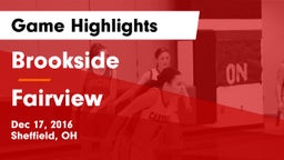 Brookside  vs Fairview  Game Highlights - Dec 17, 2016