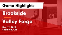 Brookside  vs Valley Forge  Game Highlights - Dec 19, 2016
