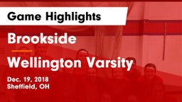 Brookside  vs Wellington Varsity Game Highlights - Dec. 19, 2018