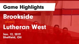Brookside  vs Lutheran West  Game Highlights - Jan. 12, 2019