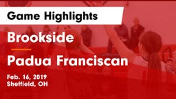 Brookside  vs Padua Franciscan  Game Highlights - Feb. 16, 2019