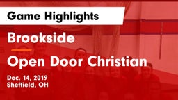 Brookside  vs Open Door Christian  Game Highlights - Dec. 14, 2019