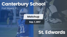 Matchup: Canterbury School vs. St. Edwards 2017