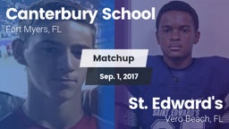 Matchup: Canterbury School vs. St. Edward's  2017