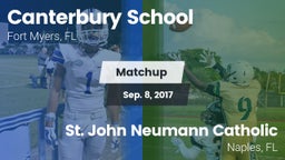 Matchup: Canterbury School vs. St. John Neumann Catholic  2017