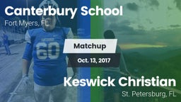 Matchup: Canterbury School vs. Keswick Christian  2017