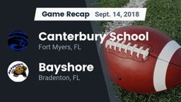 Recap: Canterbury School vs. Bayshore  2018