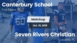 Matchup: Canterbury School vs. Seven Rivers Christian  2018
