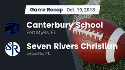 Recap: Canterbury School vs. Seven Rivers Christian  2018