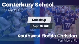Matchup: Canterbury School vs. Southwest Florida Christian  2019