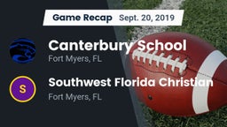 Recap: Canterbury School vs. Southwest Florida Christian  2019