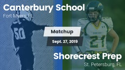 Matchup: Canterbury School vs. Shorecrest Prep  2019