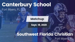 Matchup: Canterbury School vs. Southwest Florida Christian  2020