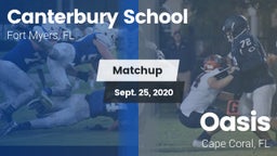 Matchup: Canterbury School vs. Oasis  2020