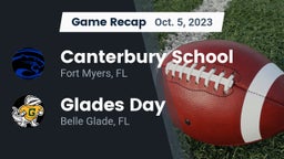 Recap: Canterbury School vs. Glades Day  2023