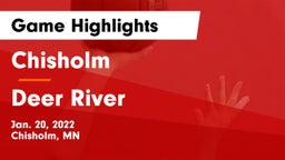 Chisholm  vs Deer River  Game Highlights - Jan. 20, 2022