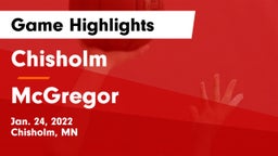 Chisholm  vs McGregor  Game Highlights - Jan. 24, 2022