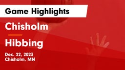 Chisholm  vs Hibbing  Game Highlights - Dec. 22, 2023