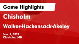 Chisholm  vs Walker-Hackensack-Akeley  Game Highlights - Jan. 9, 2024