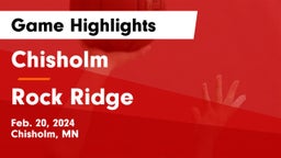 Chisholm  vs Rock Ridge  Game Highlights - Feb. 20, 2024