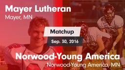 Matchup: Mayer Lutheran High vs. Norwood-Young America  2016
